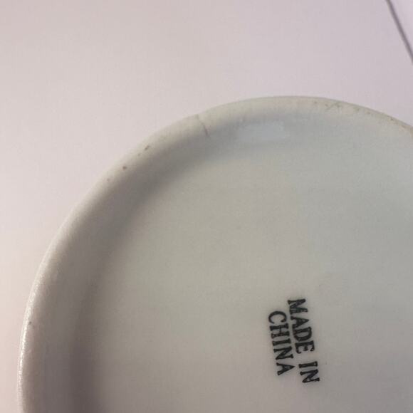 Vtg Bee International Easter Bunny Painting Egg Rainbow Coffee Mug Whimsy READ - Picture 11 of 12